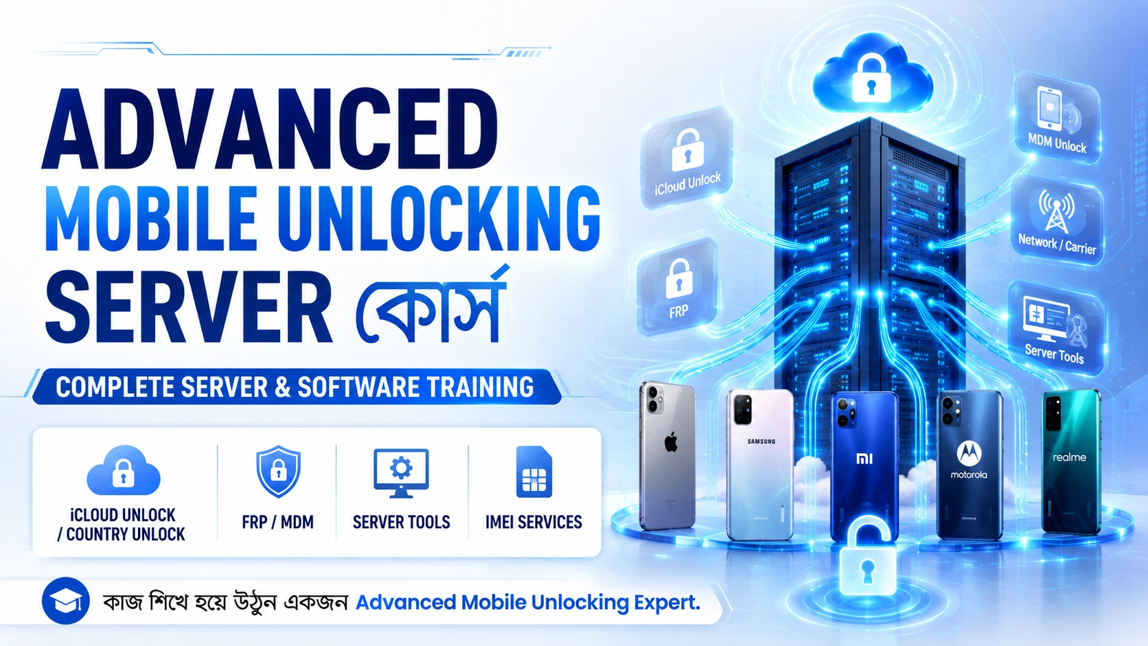 Advanced Mobile Unlocking & Server Masterclass — Android, iOS,Unlocking & Server Services